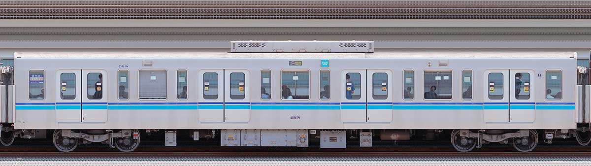 東京メトロ05系4次車05-614山側の側面写真