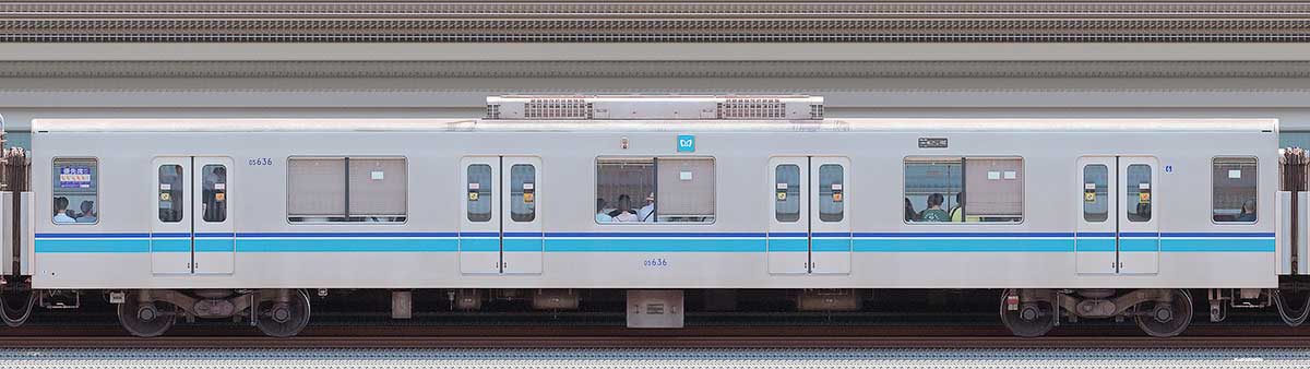東京メトロ05系11次車05-636山側の側面写真