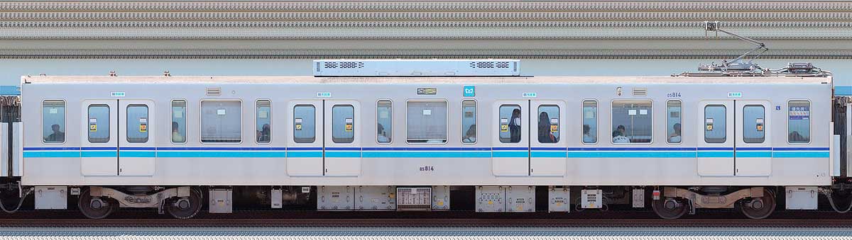 東京メトロ05系4次車05-814海側の側面写真
