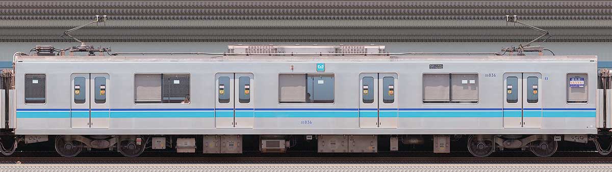 東京メトロ05系11次車05-836海側の側面写真