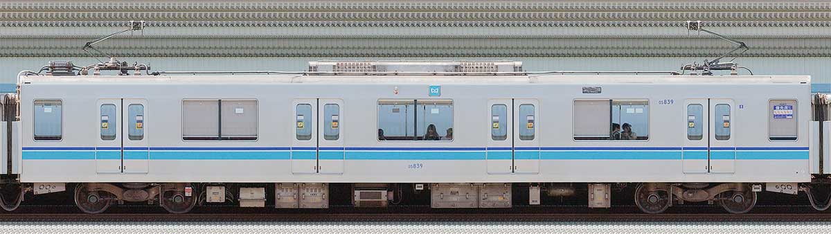 東京メトロ05系12次車05-839海側の側面写真
