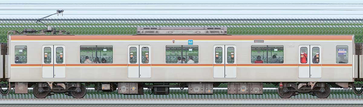 東京メトロ10000系105361側の側面写真