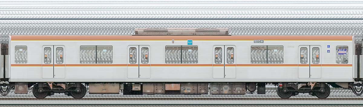 東京メトロ10000系109051側の側面写真