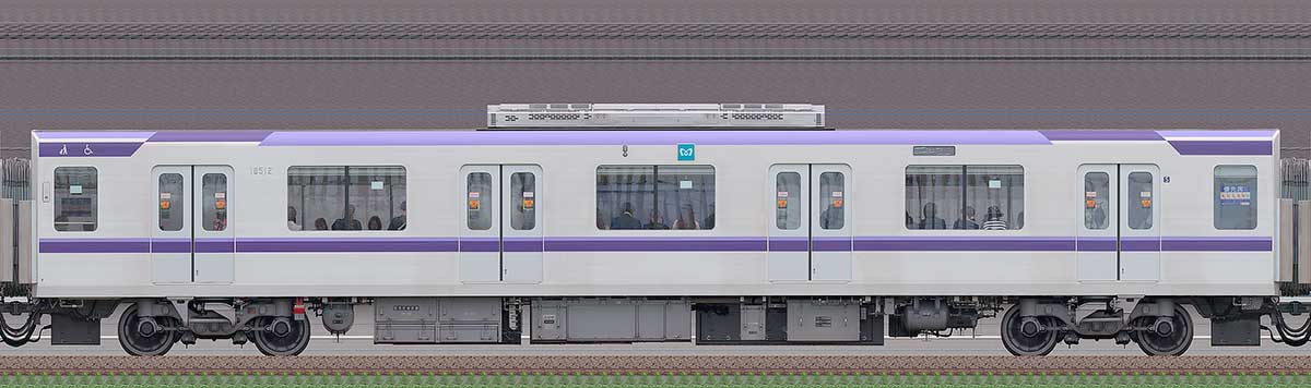 東京メトロ18000系18512山側の側面写真