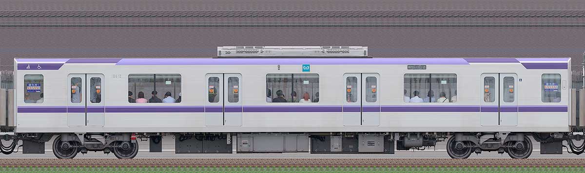 東京メトロ18000系18612山側の側面写真