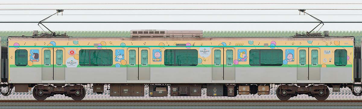 東急2020系「南町田グランベリーパーク号」デハ2937海側の側面写真