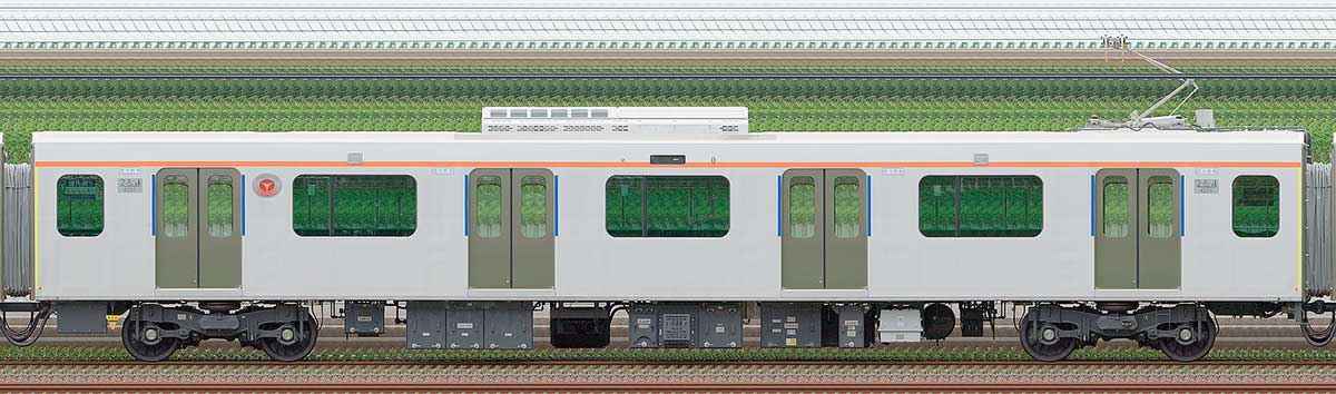 東急6020系デハ6251海側の側面写真