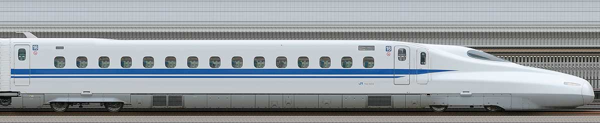 JR西日本N700系784-5003海側の側面写真