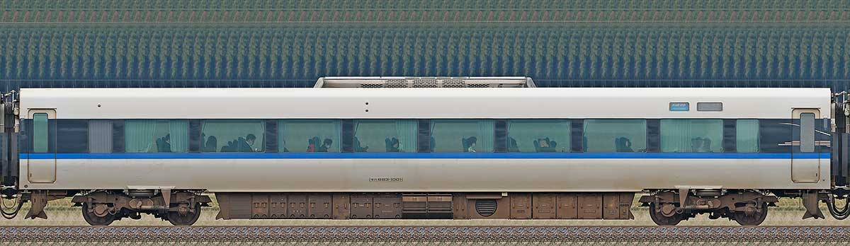 JR西日本683系モハ683-10012-4位側の側面写真