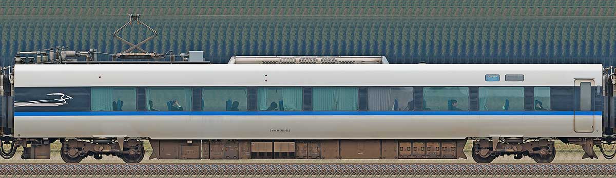 JR西日本683系サハ682-22-4位側の側面写真