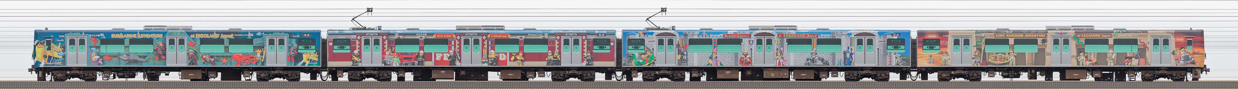 名古屋臨海高速鉄道あおなみ線1000形第8編成「LEGOLAND® Train