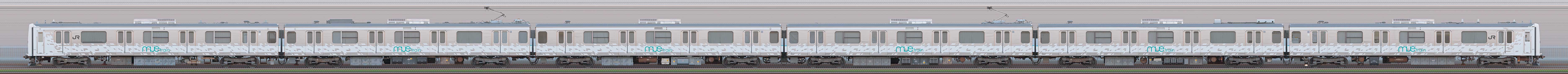JR東日本 209系「MUE-Train」（山側）の編成サイドビュー
