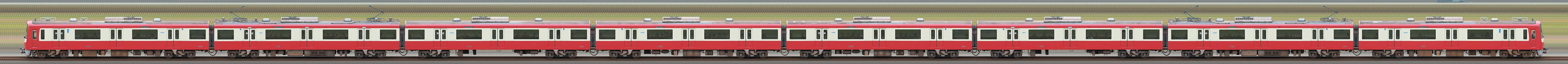 京急電鉄 新1000形（2次車・機器更新車）1025編成（山側）の編成サイドビュー