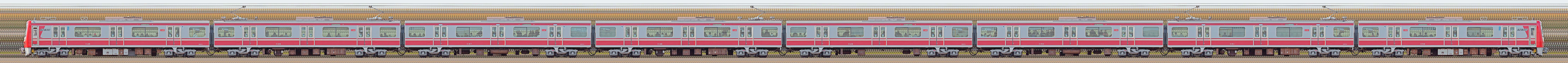 京急電鉄 新1000形（11次車）1145編成（海側）の編成サイドビュー