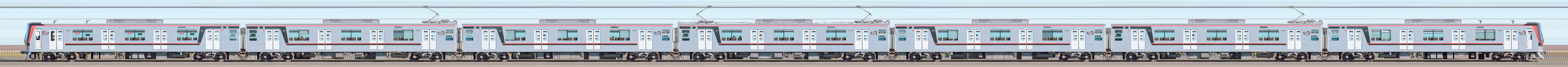 東武70000型71793編成(山側)の編成サイドビュー