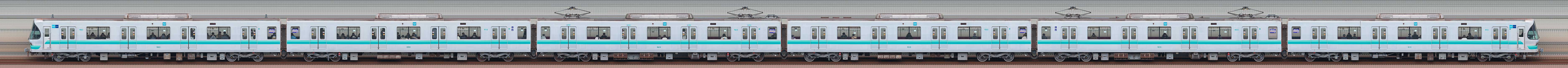 東京メトロ9000系9113編成（王子検車区第13編成／海側）の編成サイドビュー