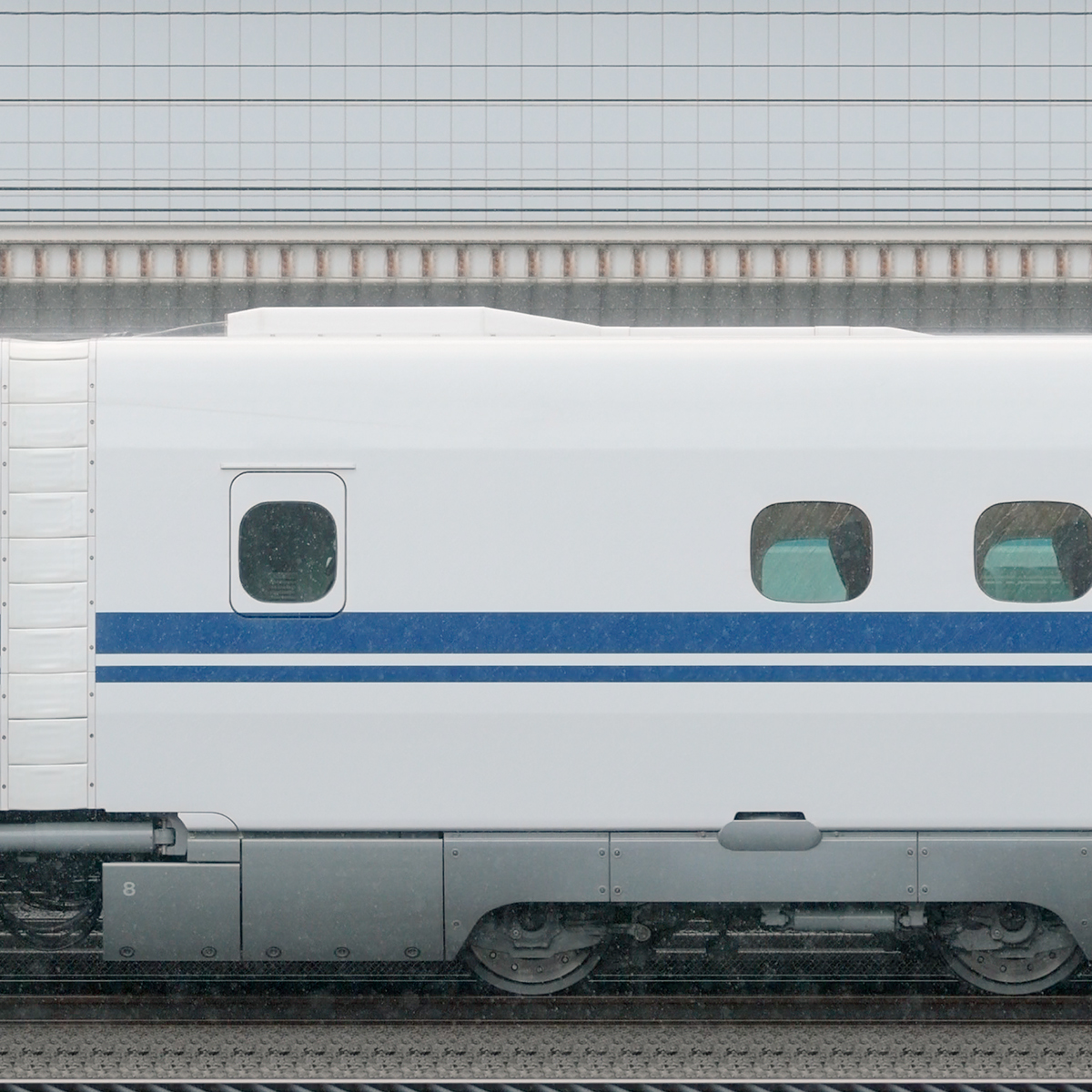 JR東海N700S量産車735-3の側面写真｜RailFile.jp｜鉄道車両サイド