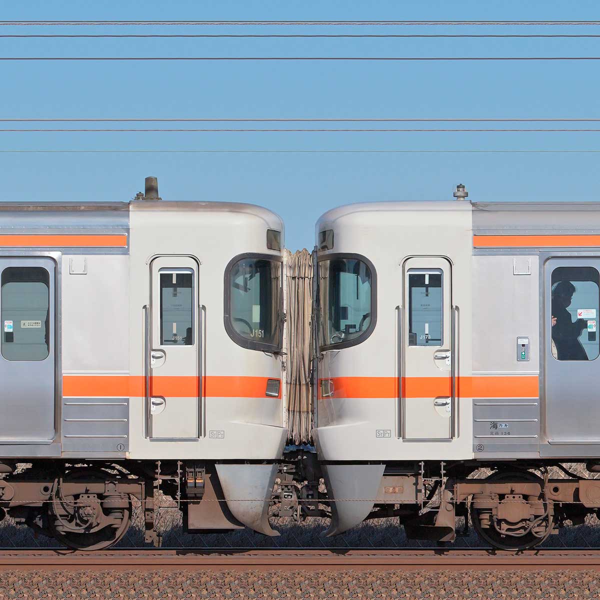 売れ筋がひクリスマスプレゼント！ JR東海大垣車両区313系1500番台J151編成＋1700番台J173編成（海 コレクション