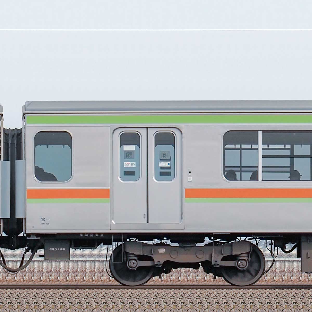 JR東日本209系モハ209-3101の側面写真｜RailFile.jp｜鉄道車両サイド