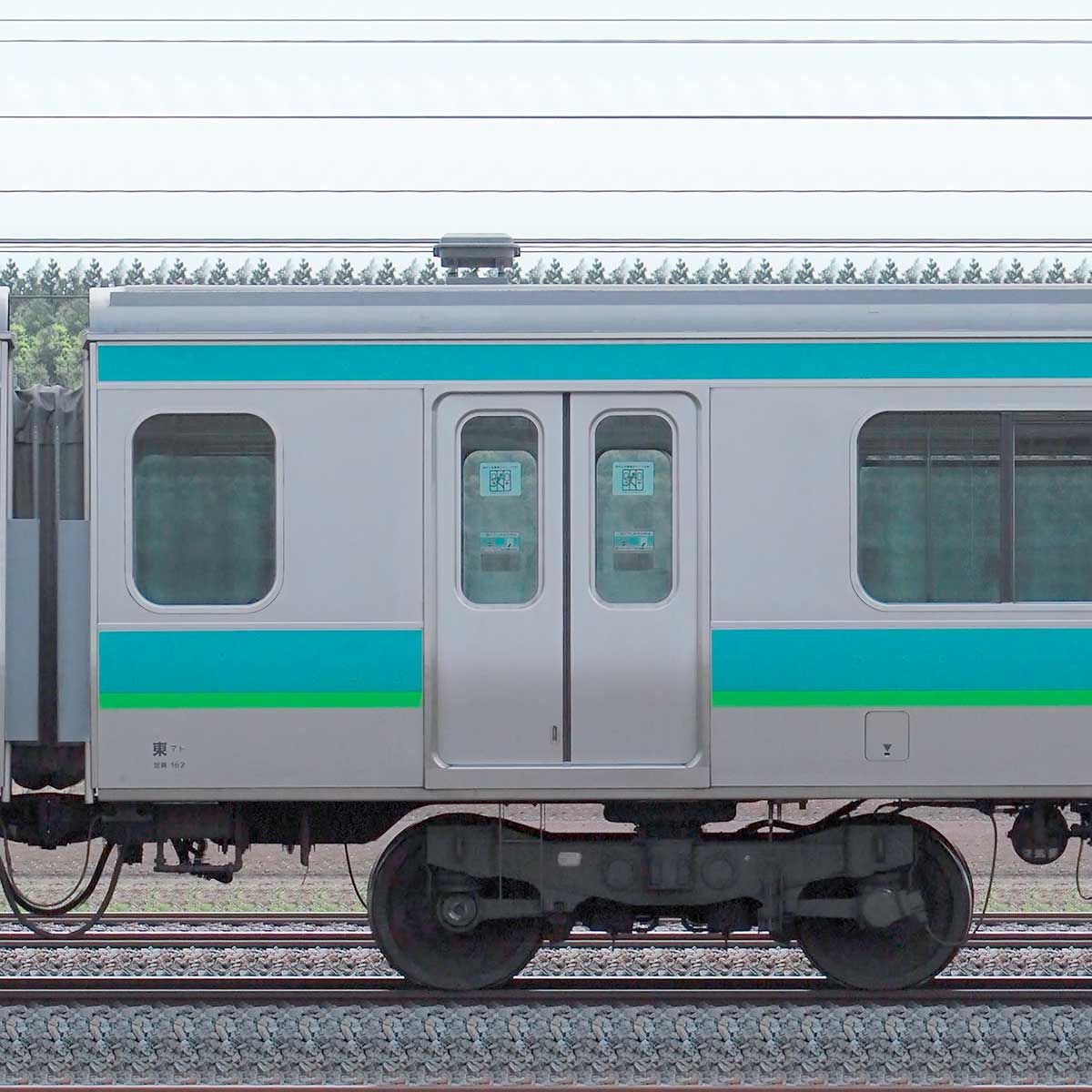 JR東日本E231系サハE231-62の側面写真｜RailFile.jp｜鉄道車両サイドビューの図鑑