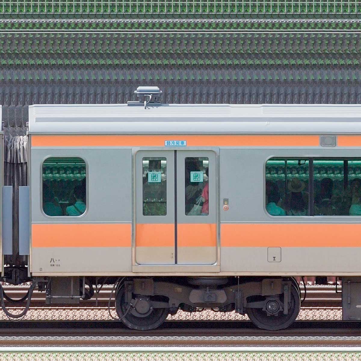 JR東日本E233系サハE233537（トイレ設置後） の側面写真｜RailFile.jp｜鉄道車両サイドビューの図鑑