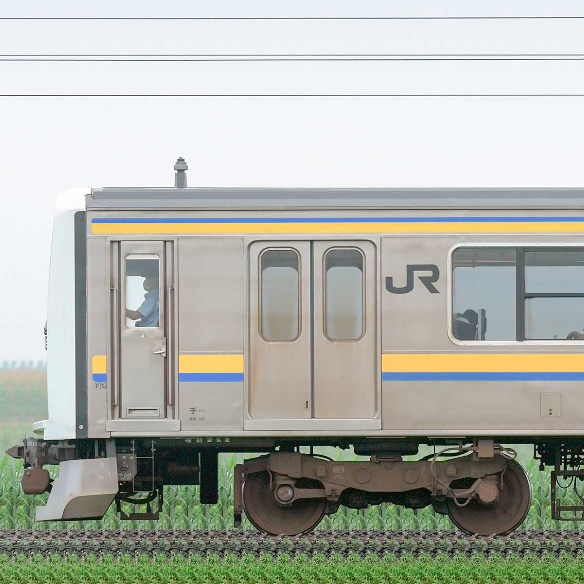 JR東日本 幕張車両センター 209系2100番台C607編成（海側