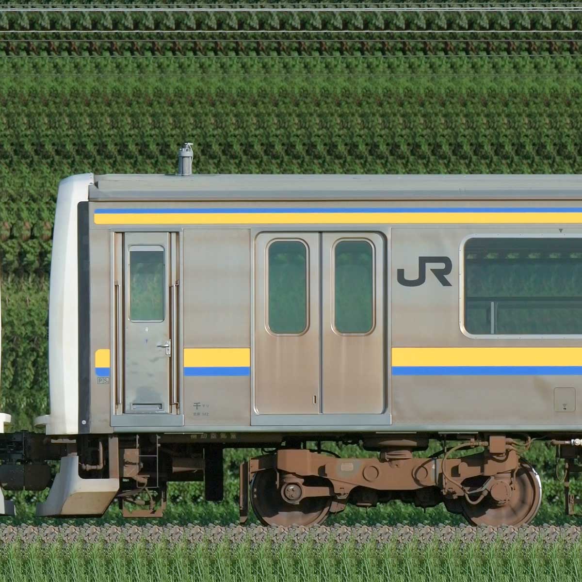 JR東日本209系クハ2092156の側面写真|RailFile.jp|鉄道車両サイドビューの図鑑