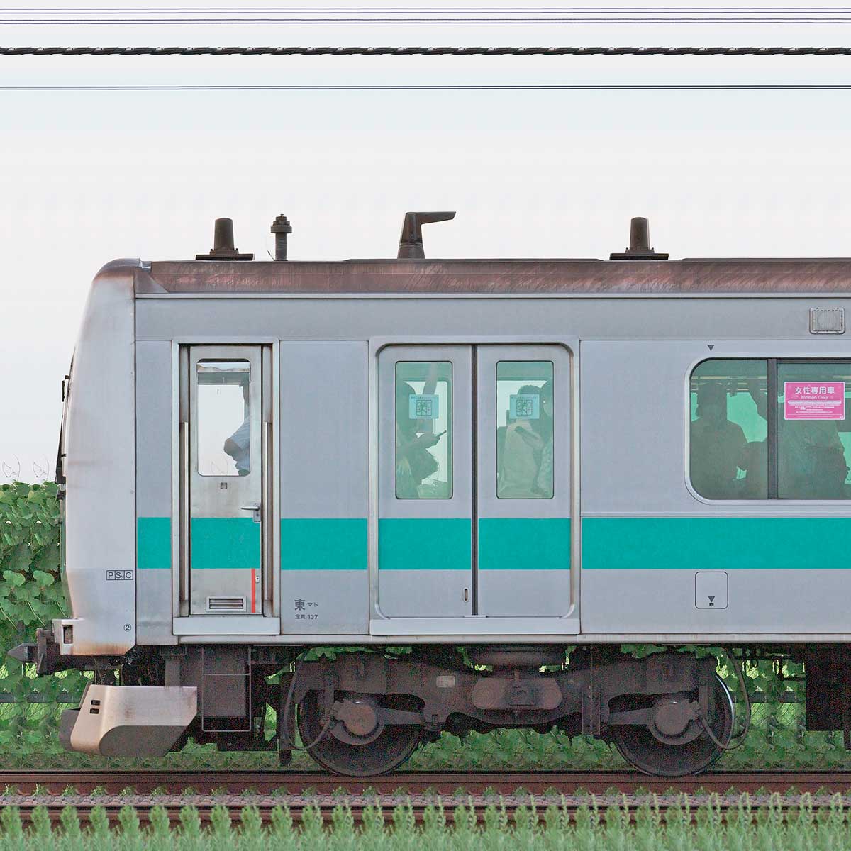 Jr東日本 常磐緩行線 E233系2000番台マト1編成（海側）｜railfile Jp｜鉄道車両サイドビューの図鑑