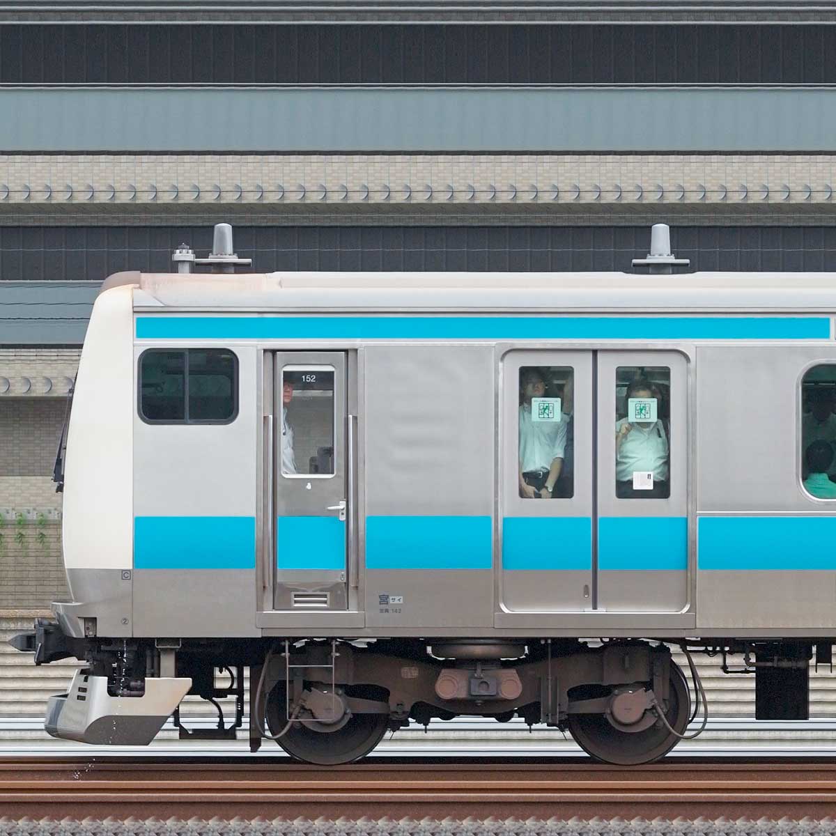 JR東日本 京浜東北線・根岸線 E233系1000番台サイ152編成（線路設備 