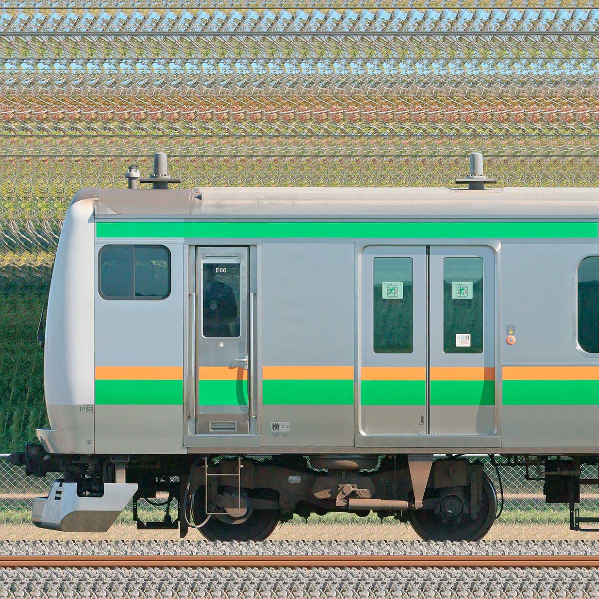 JR東日本E233系3000番台クハE233-3516の側面写真｜RailFile.jp｜鉄道車両サイドビューの図鑑