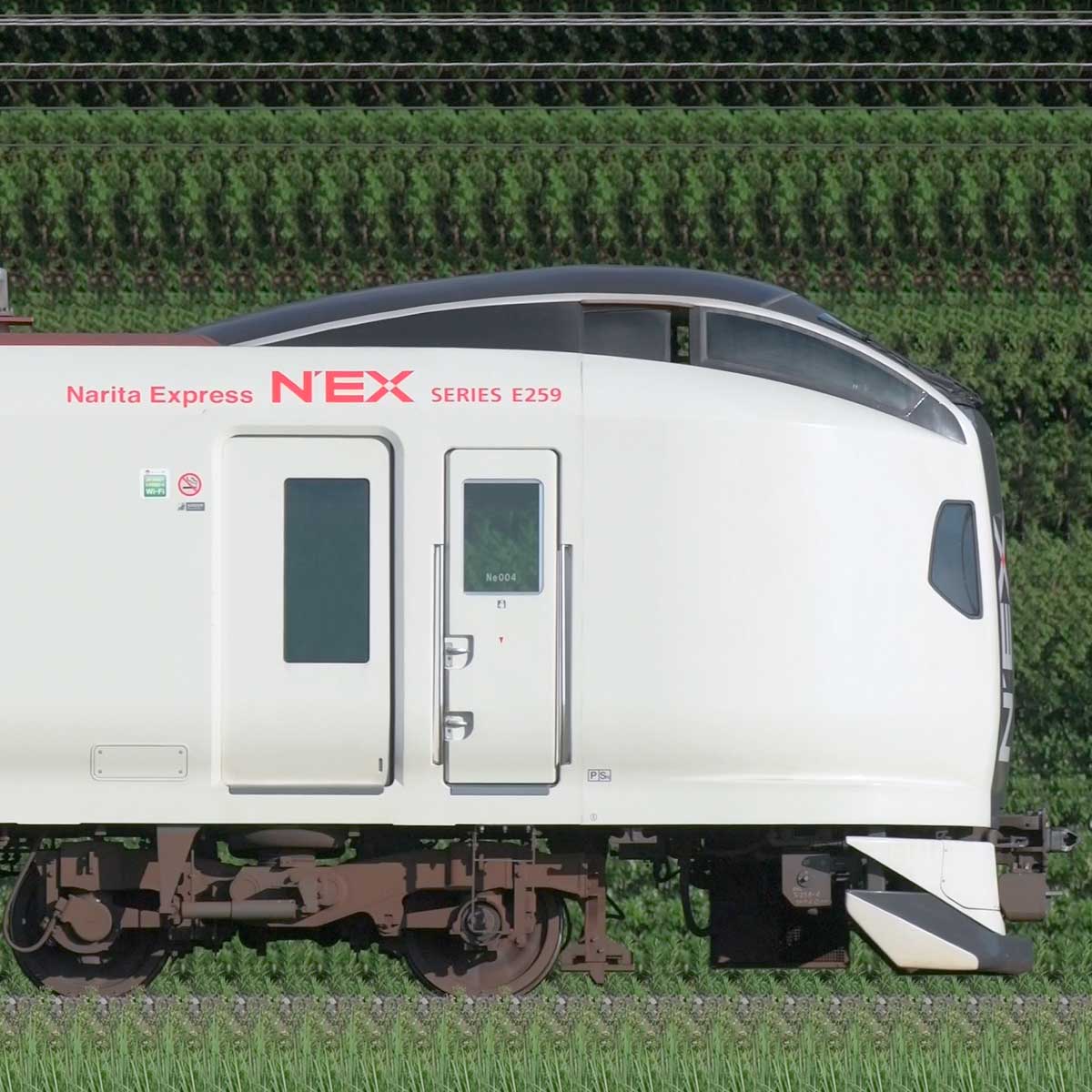 JR東日本E259系「成田エクスプレス」クハE258-4の側面写真