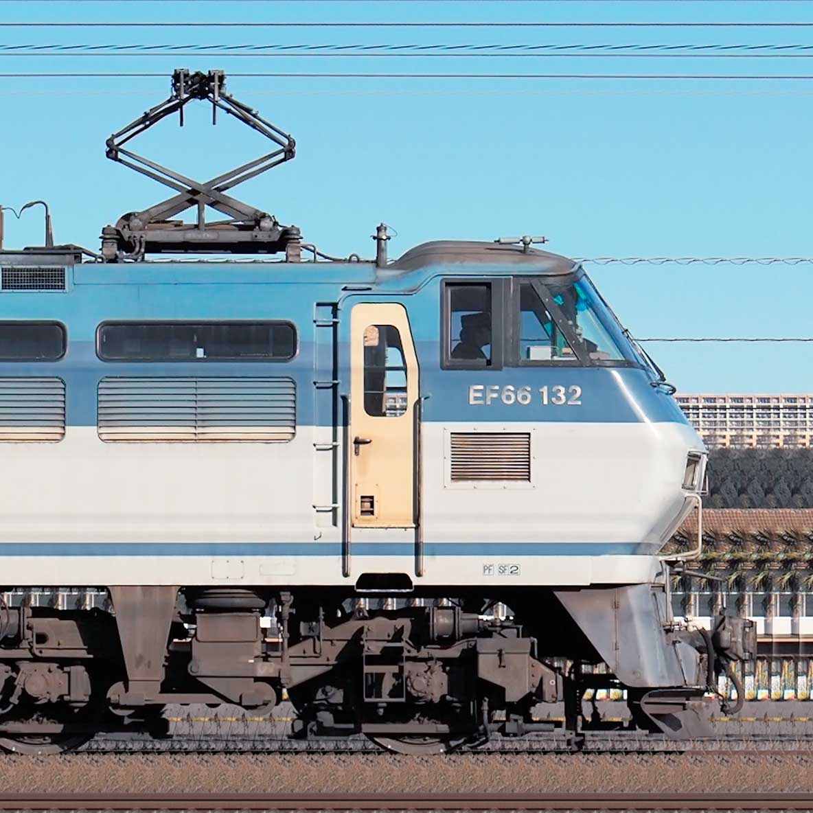 JR貨物EF66 132+コキ100系「福山レールエクスプレス」（54列車 