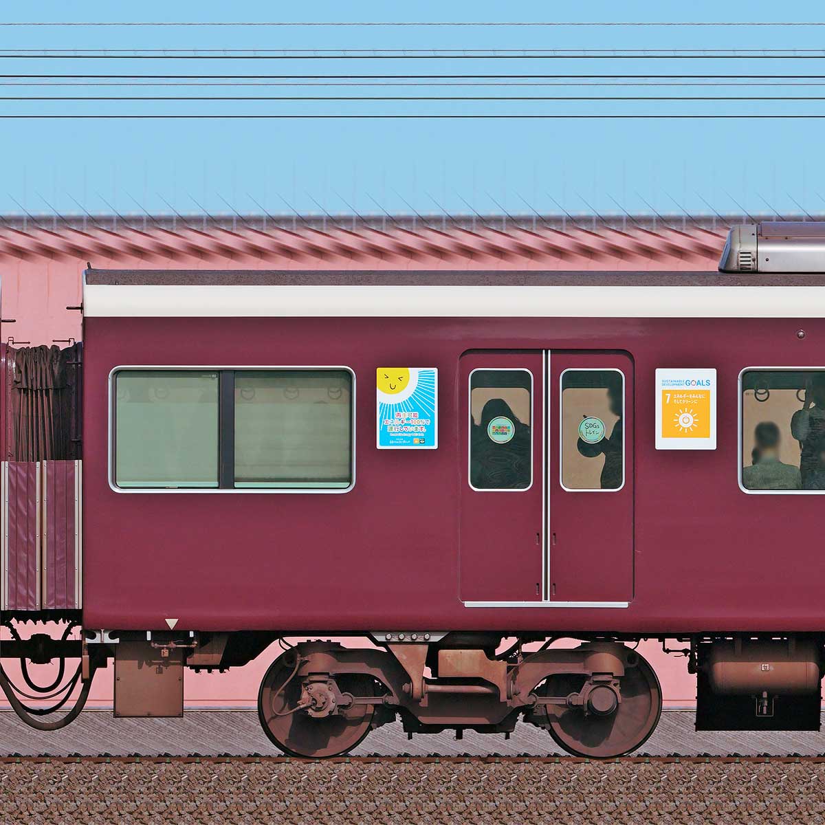 阪急1300系「SDGsトレイン 未来のゆめ・まち号」（2022年）C