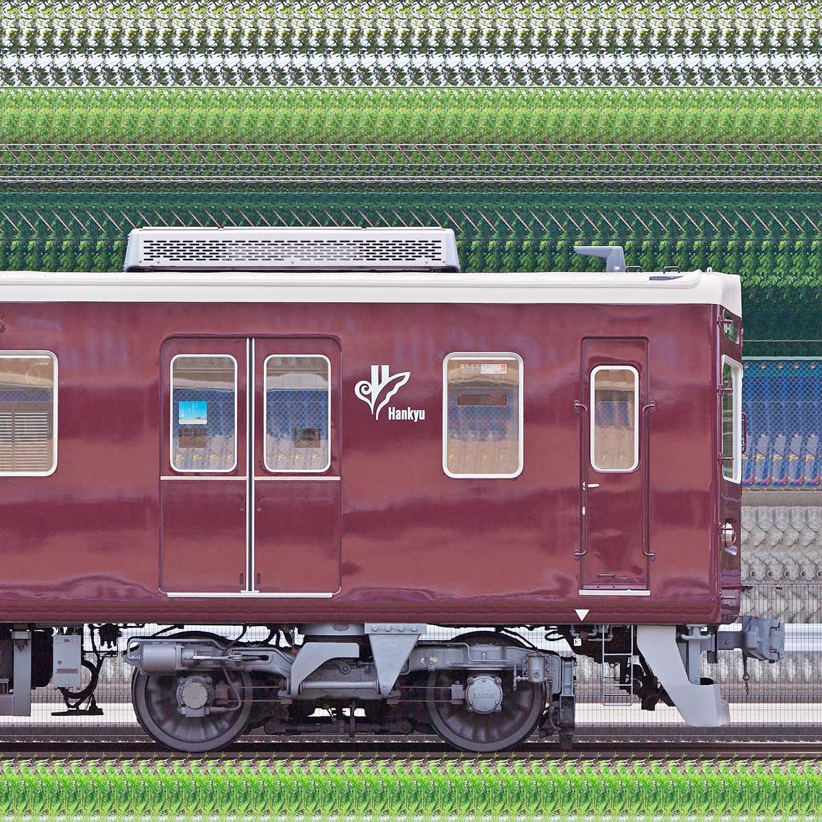 阪急6000系C#6110の側面写真｜RailFile.jp｜鉄道車両サイド