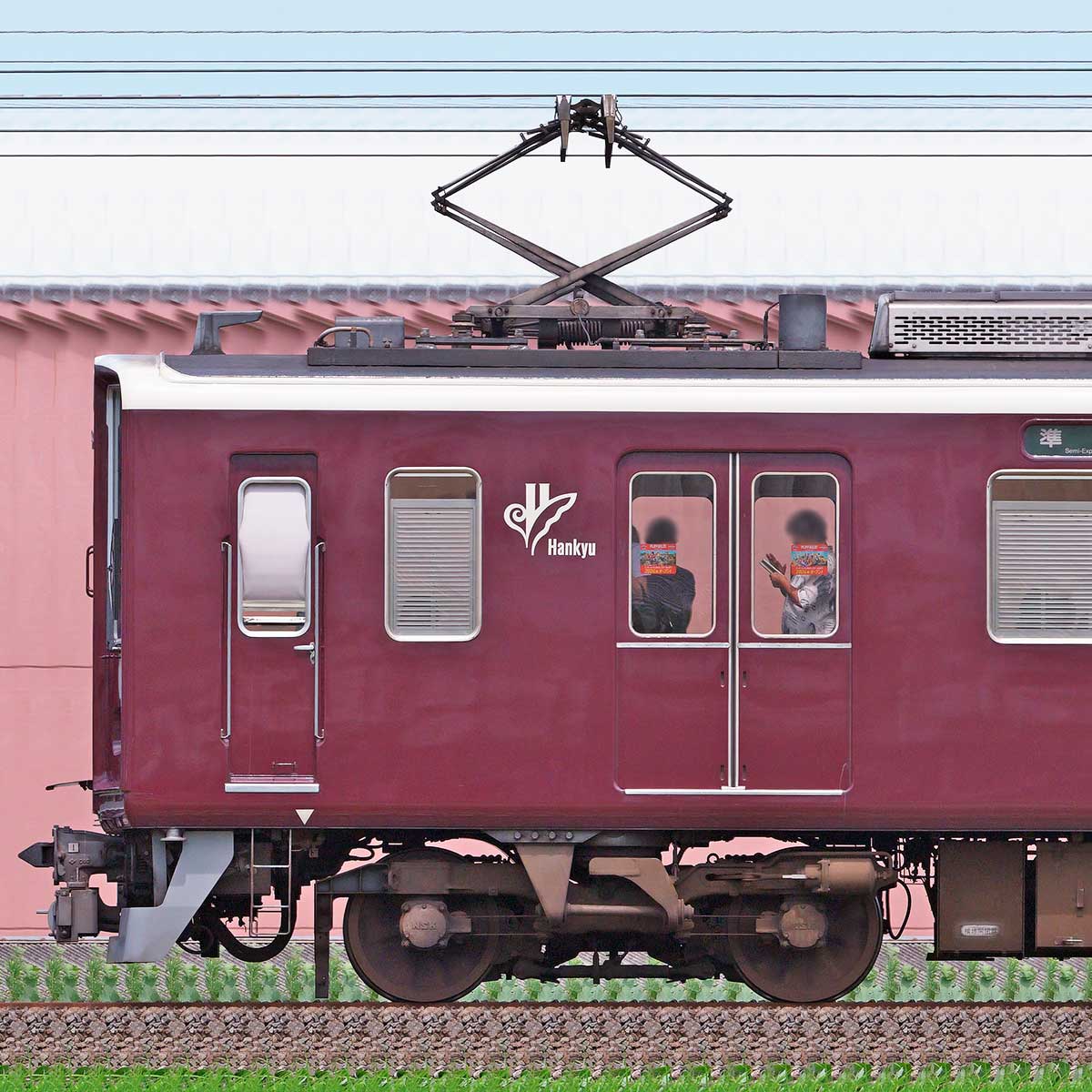 阪急8300系機器更新車8302編成（東側）｜RailFile.jp｜鉄道車両サイド