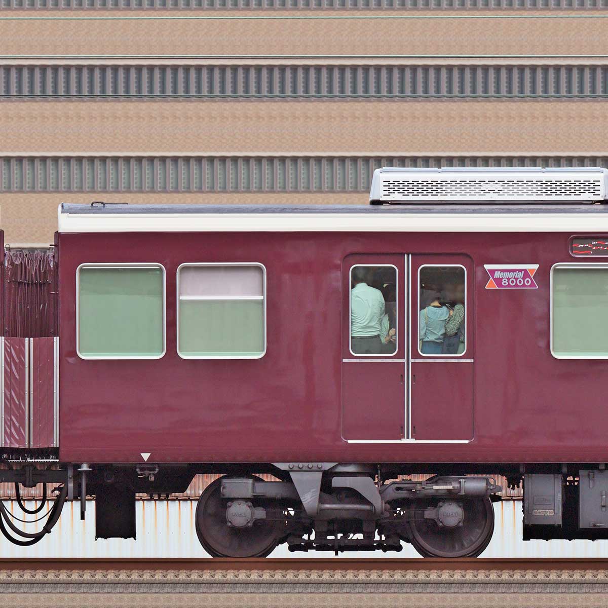 阪急8000系「Memorial 8000」C#8654の側面写真｜RailFile.jp