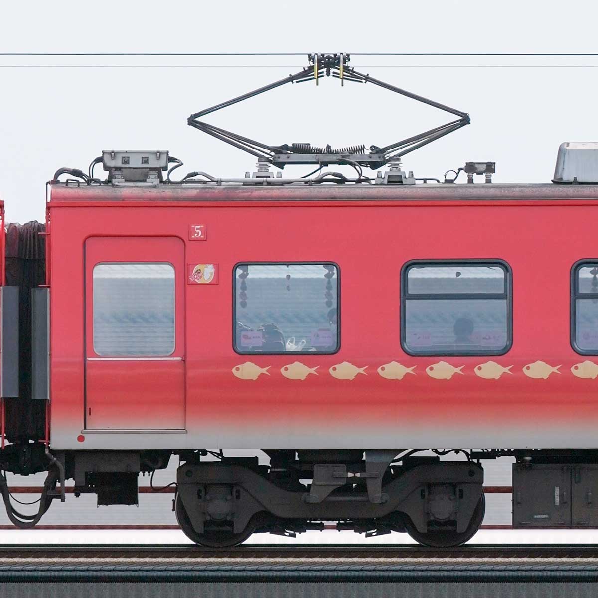 伊豆急行2100系「～Izukyu KINME Train～」モハ2112の側面写真