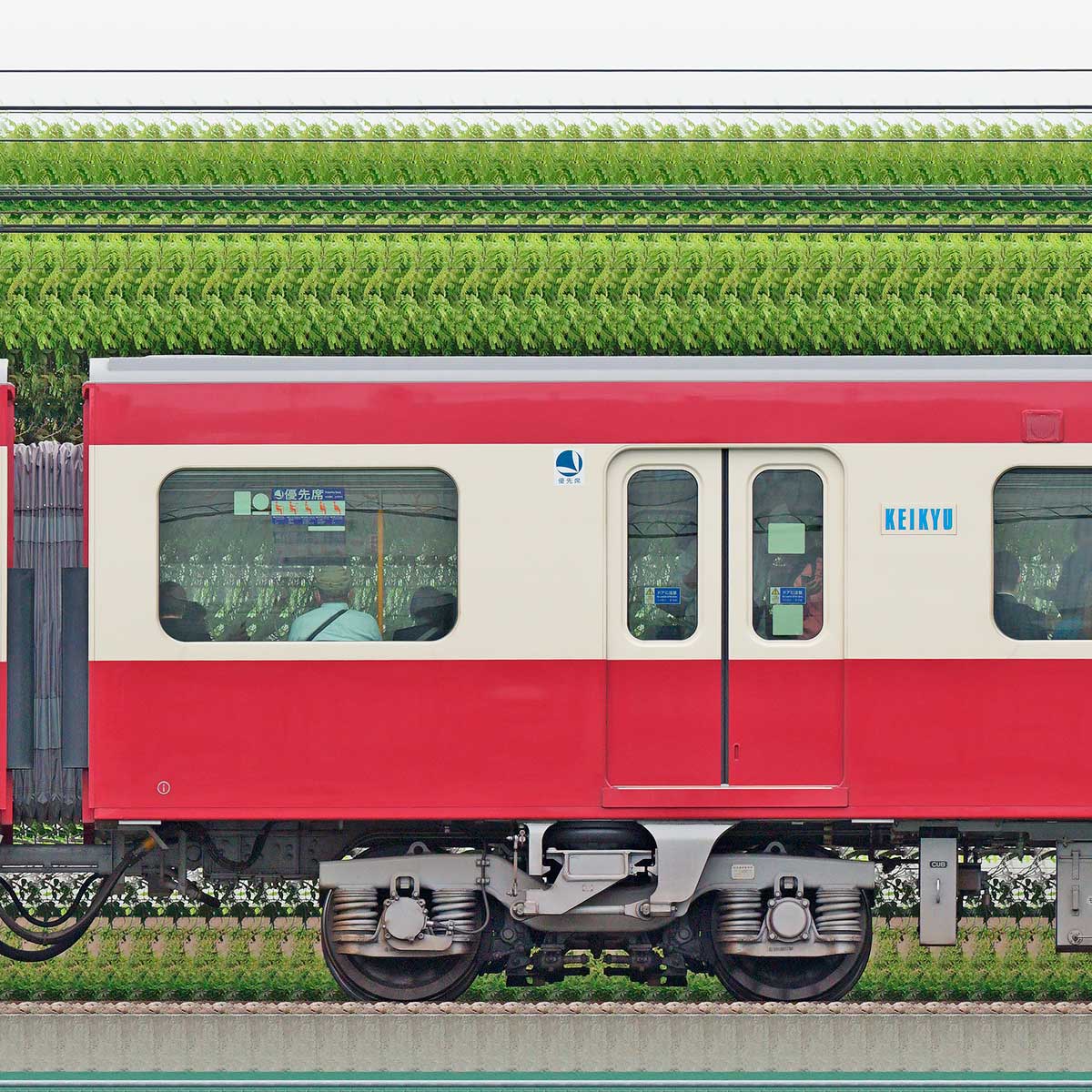 京急電鉄 新1000形（22次車）サハ1701-2の側面写真｜RailFile.jp