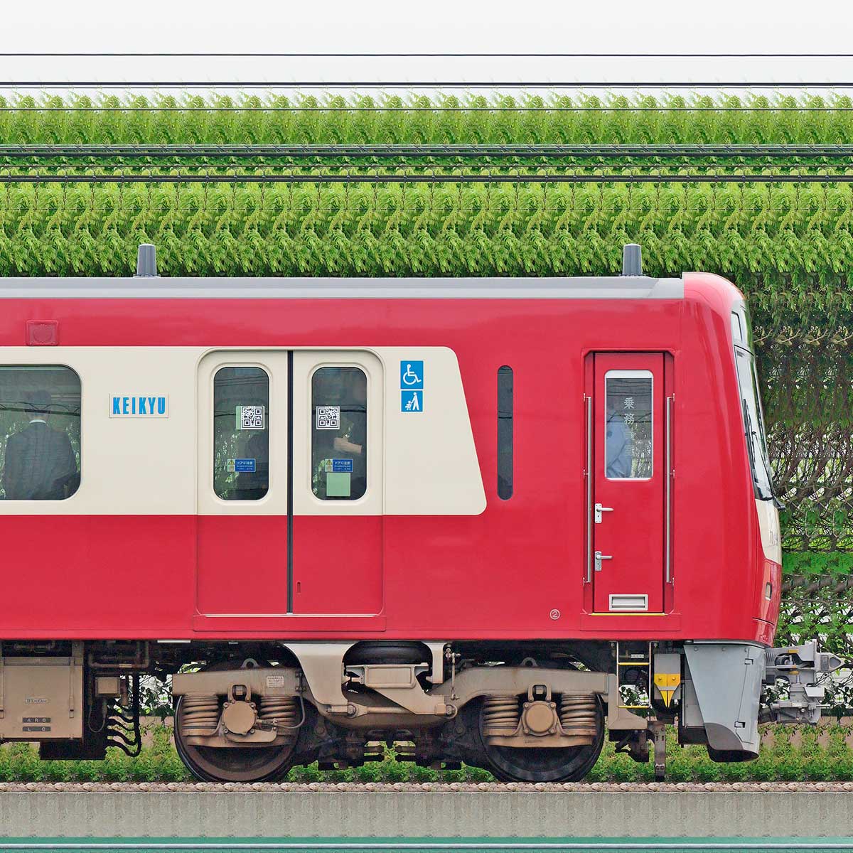 京急電鉄 新1000形(22次車)デハ1701-8の側面写真|RailFile.jp 京急電鉄 新1000形(22次車)デハ1701-8の側面写真|RailFile.jp