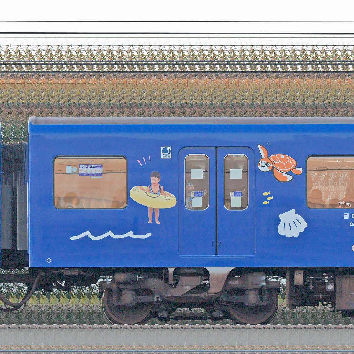 鉄道部品 急行「つがいけ」 京急電鉄600形デハ606-2「京急ブルースカイトレイン すみっコ