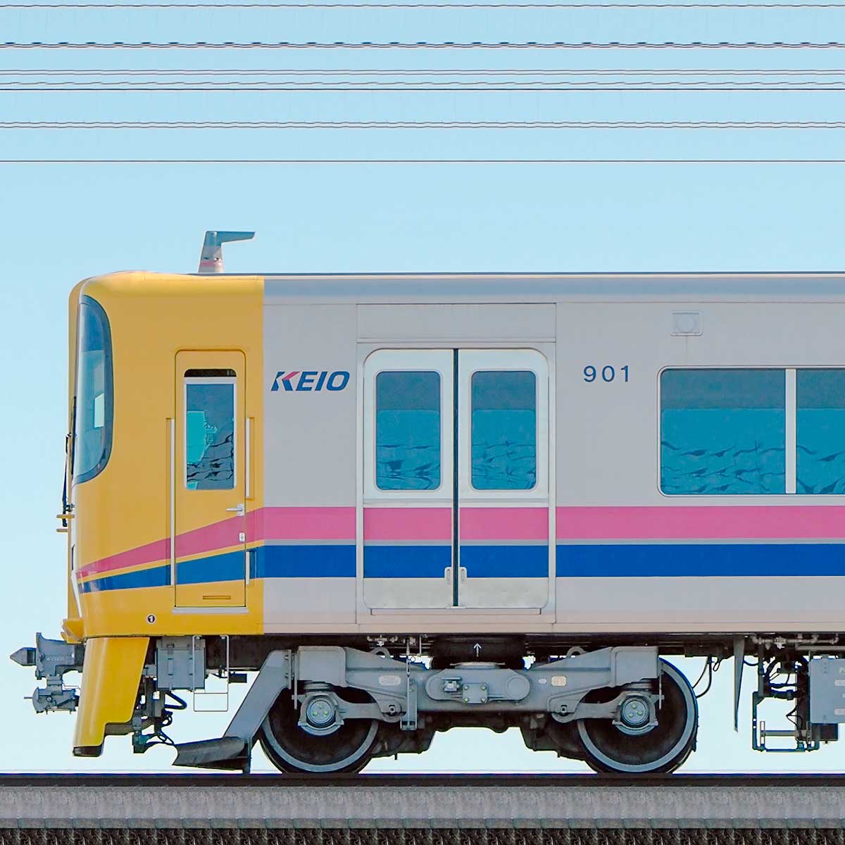 京王 デヤ901＋クヤ911「DAX」＋サヤ912＋デヤ902（山側