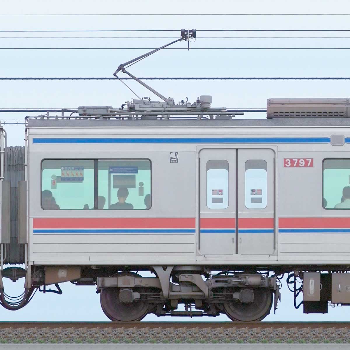 京成3700形（4次車）3797の側面写真｜RailFile.jp｜鉄道車両サイド