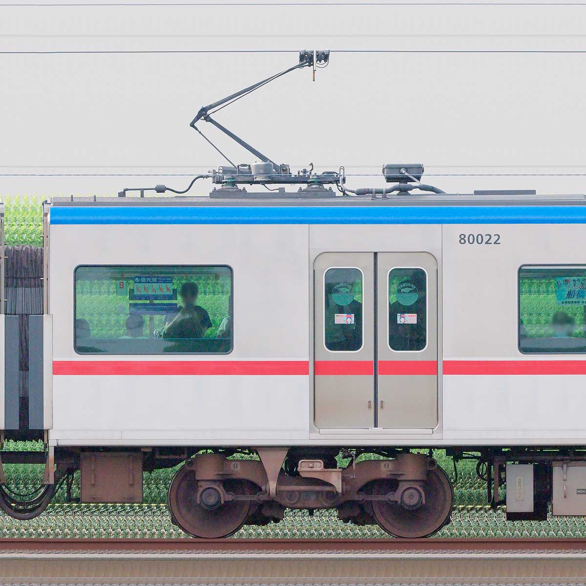 京成80000形モハ80022の側面写真｜RailFile.jp｜鉄道車両サイド
