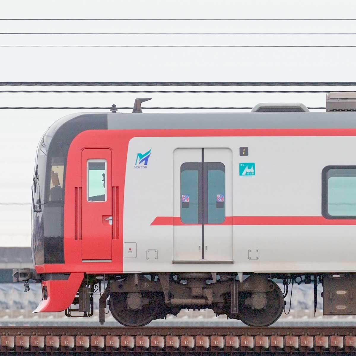 名鉄2200系（2次車）2207編成（山側）｜RailFile.jp｜鉄道車両サイドビューの図鑑