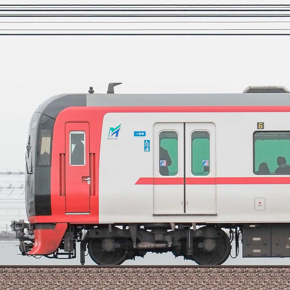 名鉄2200系（2次車）2207編成（海側）｜RailFile.jp｜鉄道車両サイドビューの図鑑