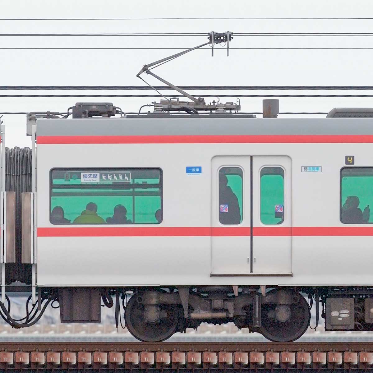 名鉄2300系モ2457の側面写真｜RailFile.jp｜鉄道車両サイドビューの図鑑