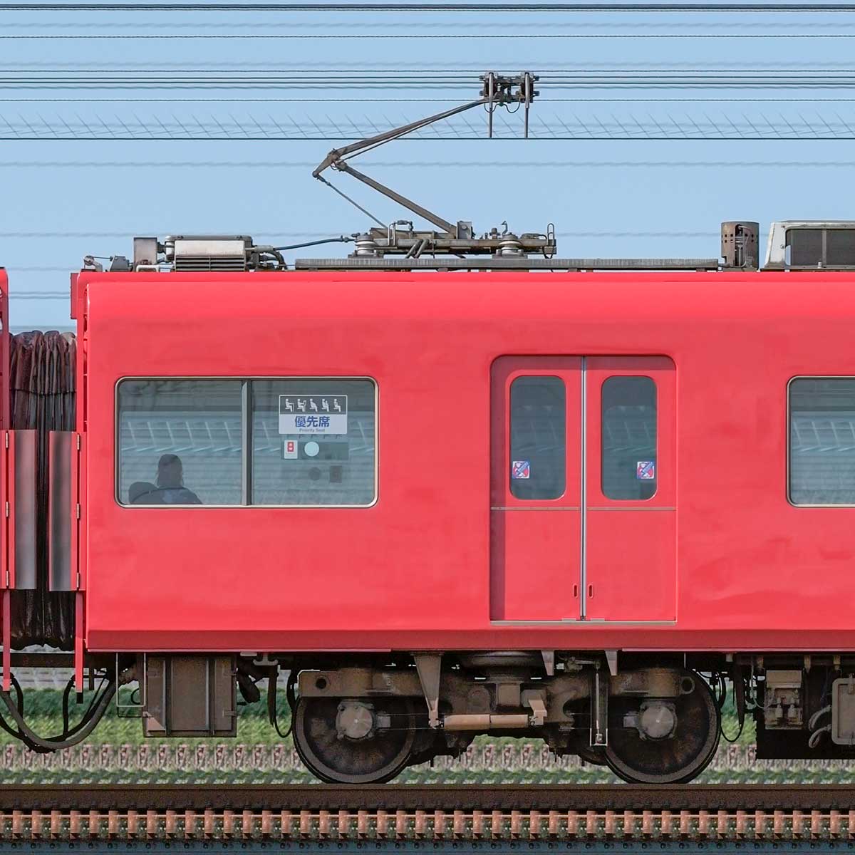 名鉄3700系（1次車）モ3751の側面写真｜RailFile.jp｜鉄道車両サイド