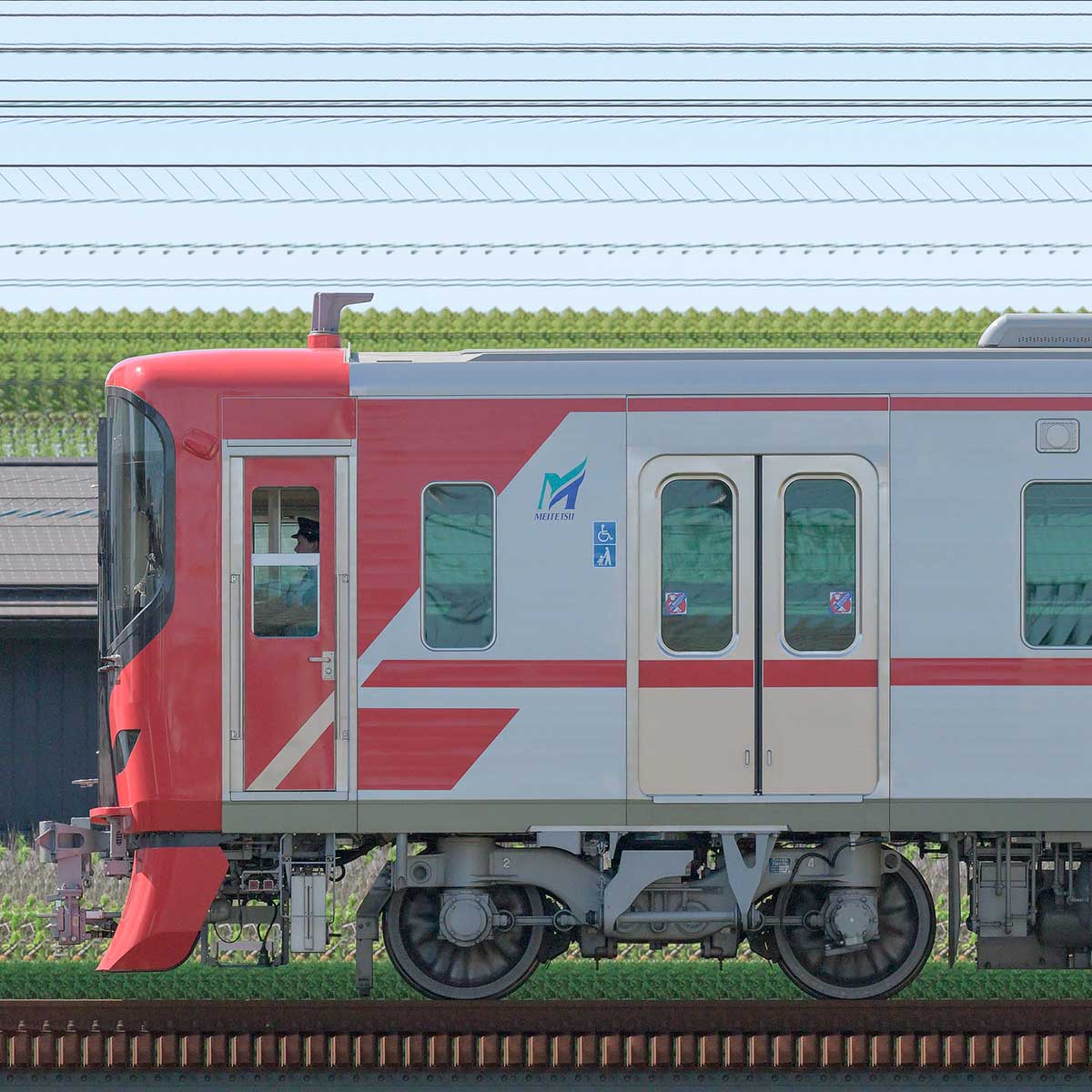名鉄9100系（5次車）ク9122の側面写真｜RailFile.jp｜鉄道車両サイド