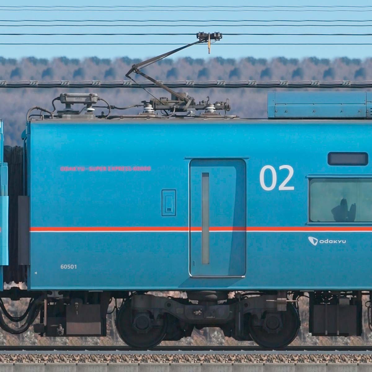 小田急60000形ロマンスカー「MSE」デハ60501の側面写真