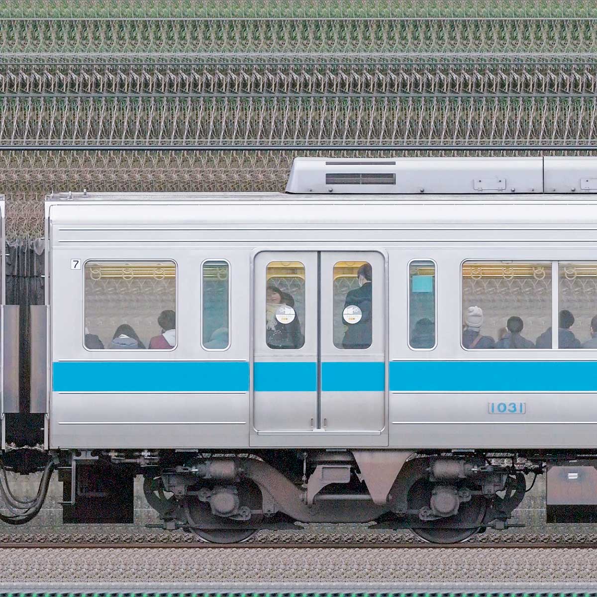 小田急1000形デハ1031の側面写真｜RailFile.jp｜鉄道車両サイドビュー 